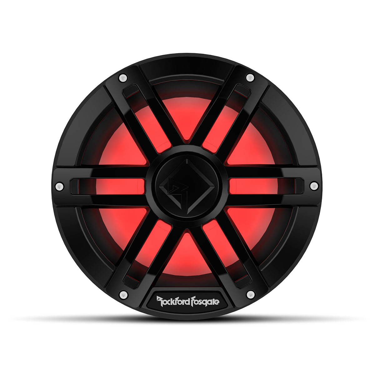 Rockford Fosgate M Marine Subwoofer W Rgb Leds Ohm Dvc Black