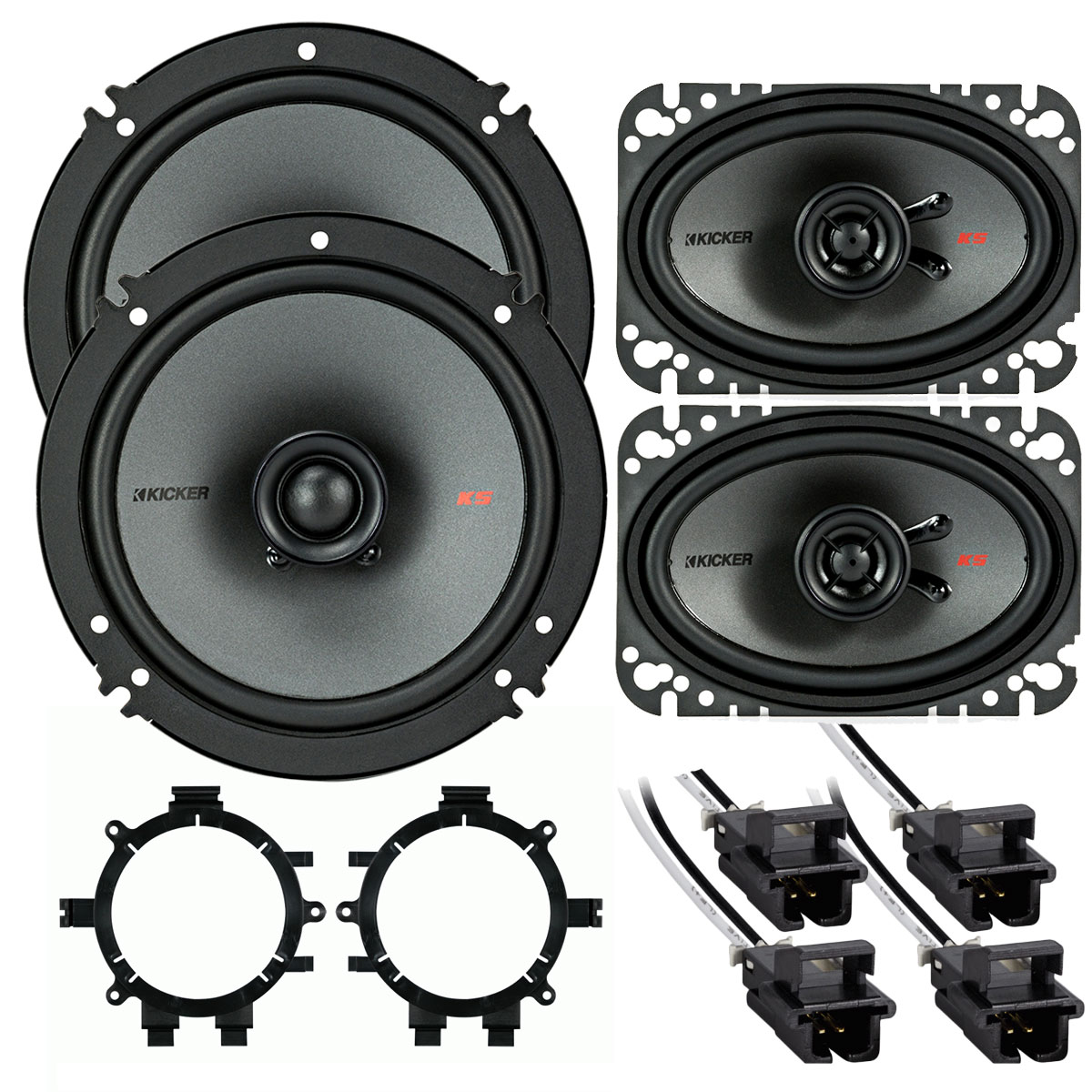 1995-2006 GM Full Size Truck Kicker KS Speaker Package