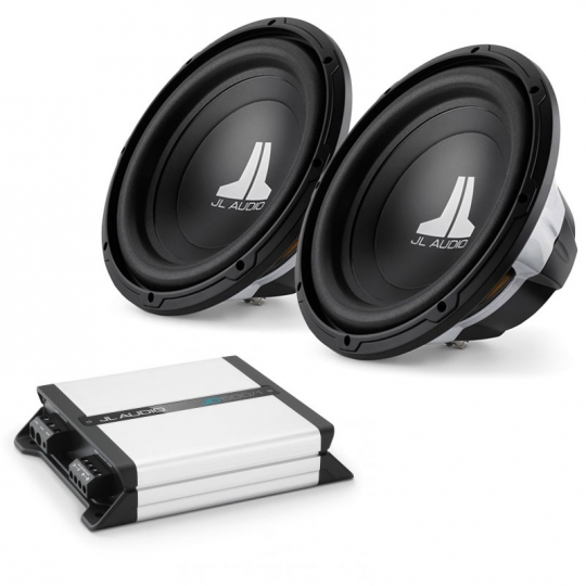 Jl Audio Dual 12w0v3 And Jd500 1 Subwoofer Package 12w0v3x2 Jx5001