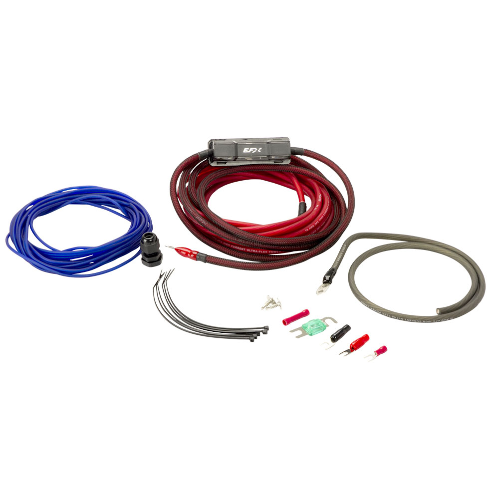 Scosche Amplifier Wiring Kit 60A 10AWG Speaker Wire: EFXAKC10