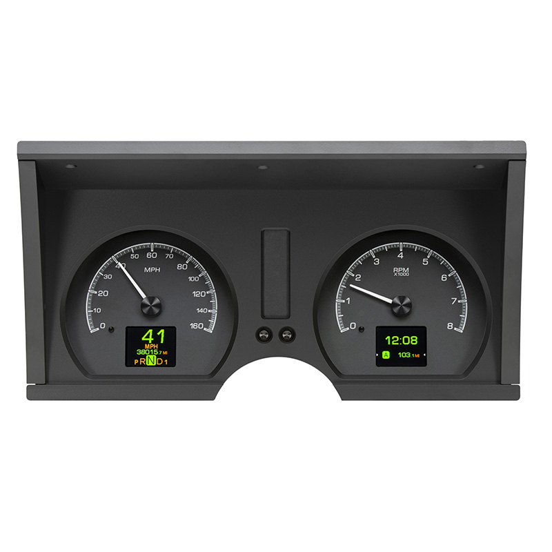 Dakota Digital 1978-82 Chevy Corvette HDX System, Black Face: HDX-78C-VET-K