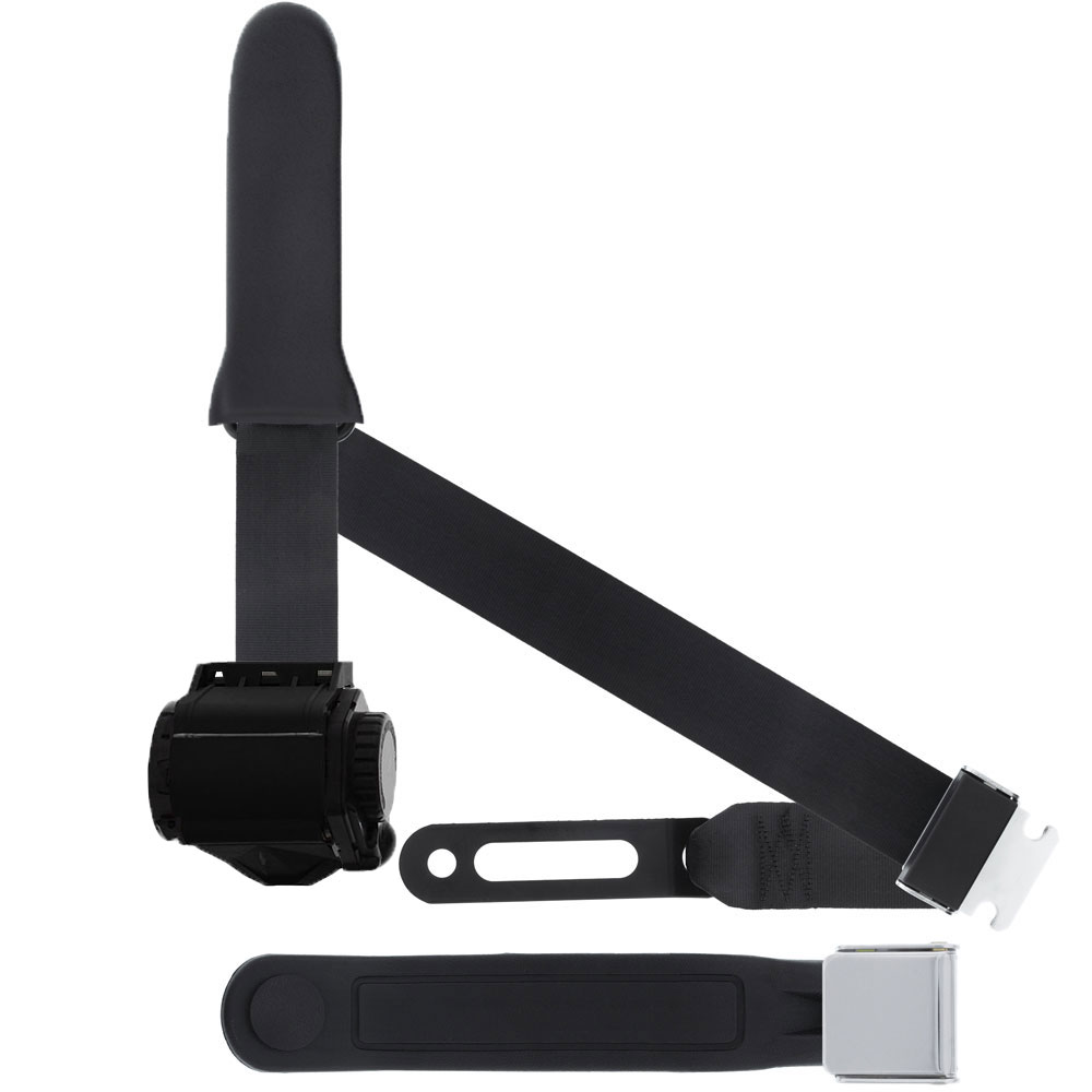 3 Point Retractable Seat Belt - Chrome Lift Latch